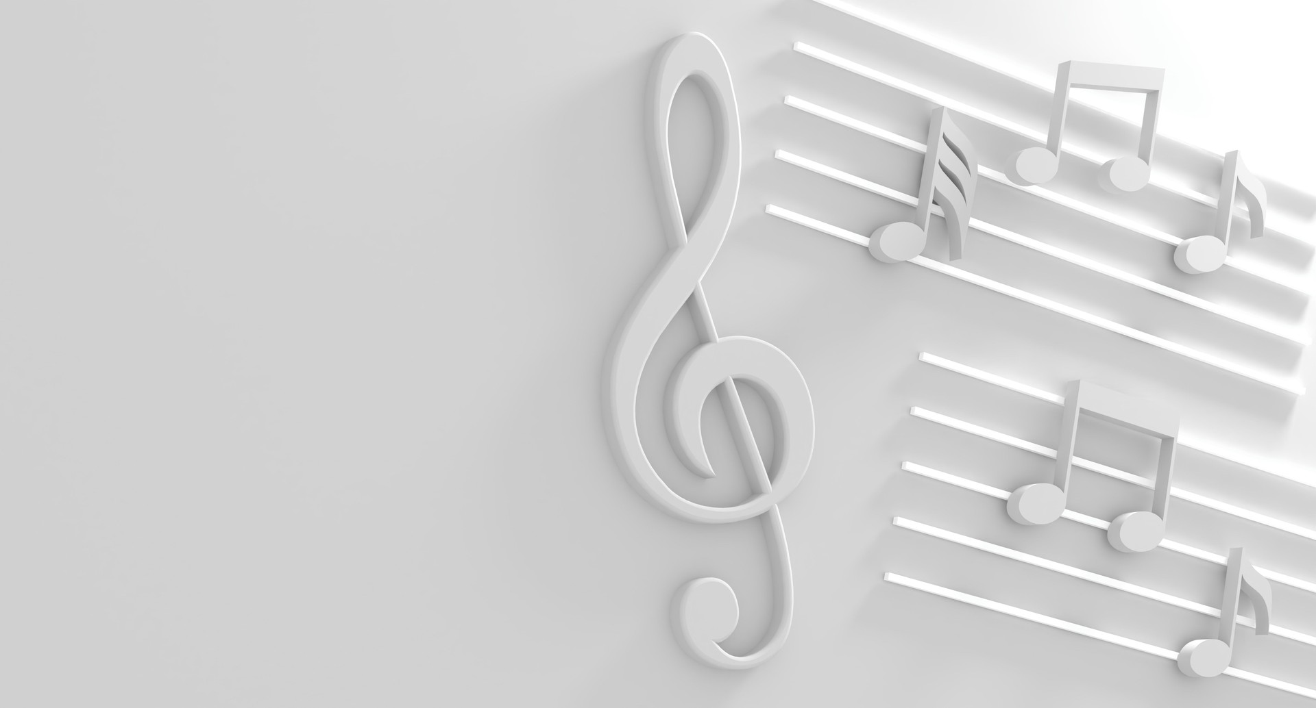 Design de fundo musical. Notas de escrita musical